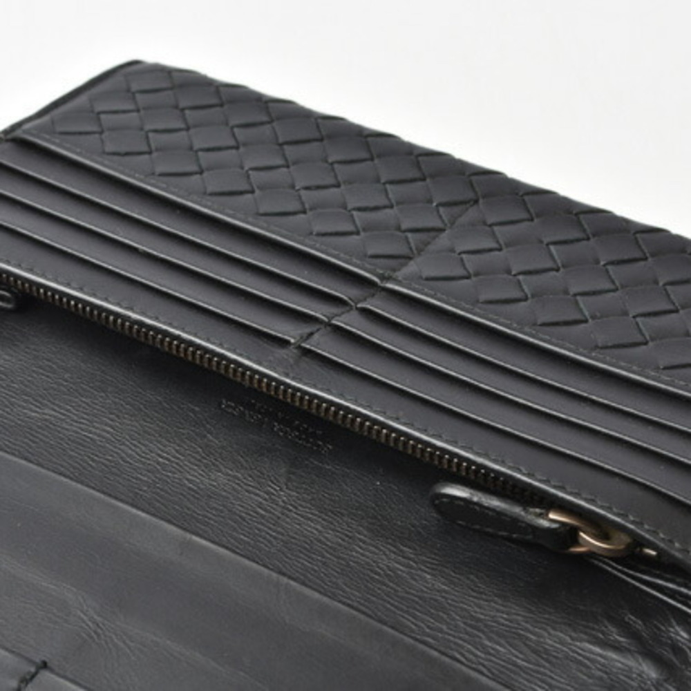 Bottega Veneta Wallet Men's BOTTEGA VENETA Long 156819 V4651 1000 Intrecciato... - Picture 7 of 12